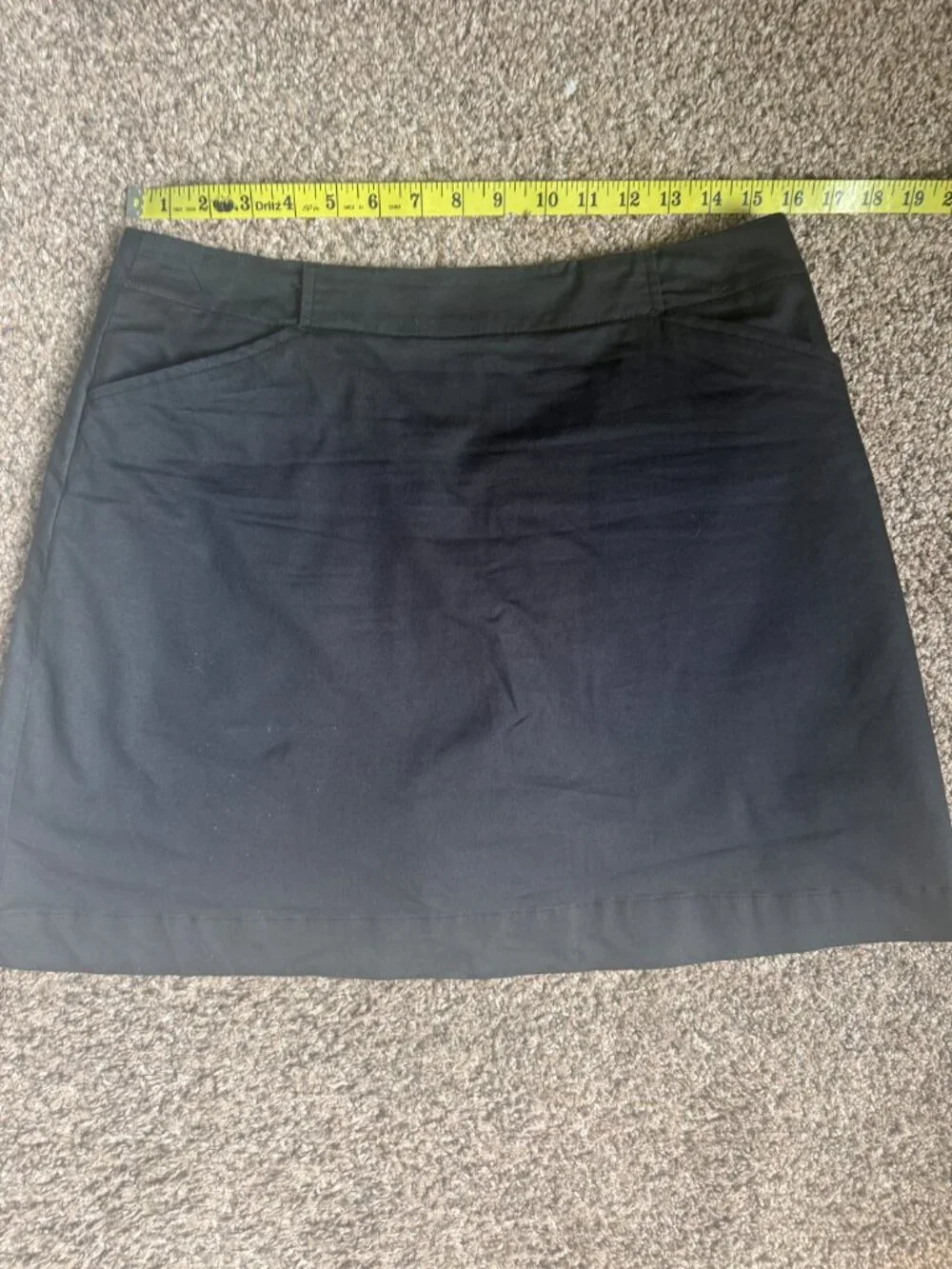 Nike Golf Black Dri-FIT Skort Skirt Athletic Women's Medium 17" Length - Picture 5 of 12